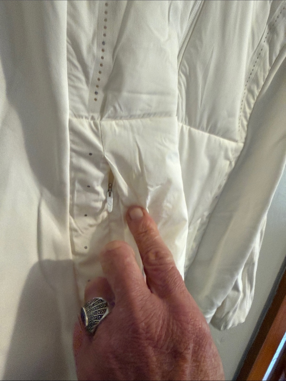 lululemon athletica White Lightweight Hooded Half-Zip Utility Jacket - Picture 5 of 11